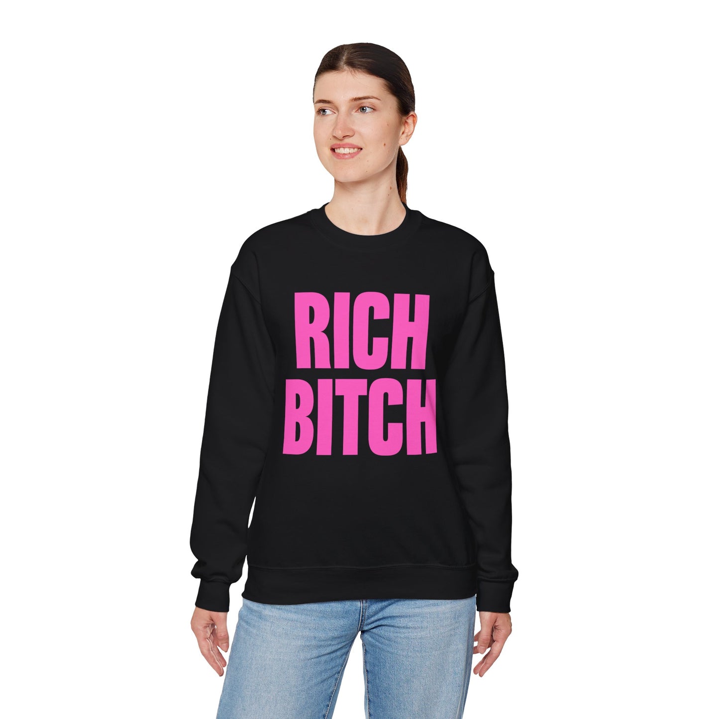 Rich Bitch Crewneck Sweatshirt