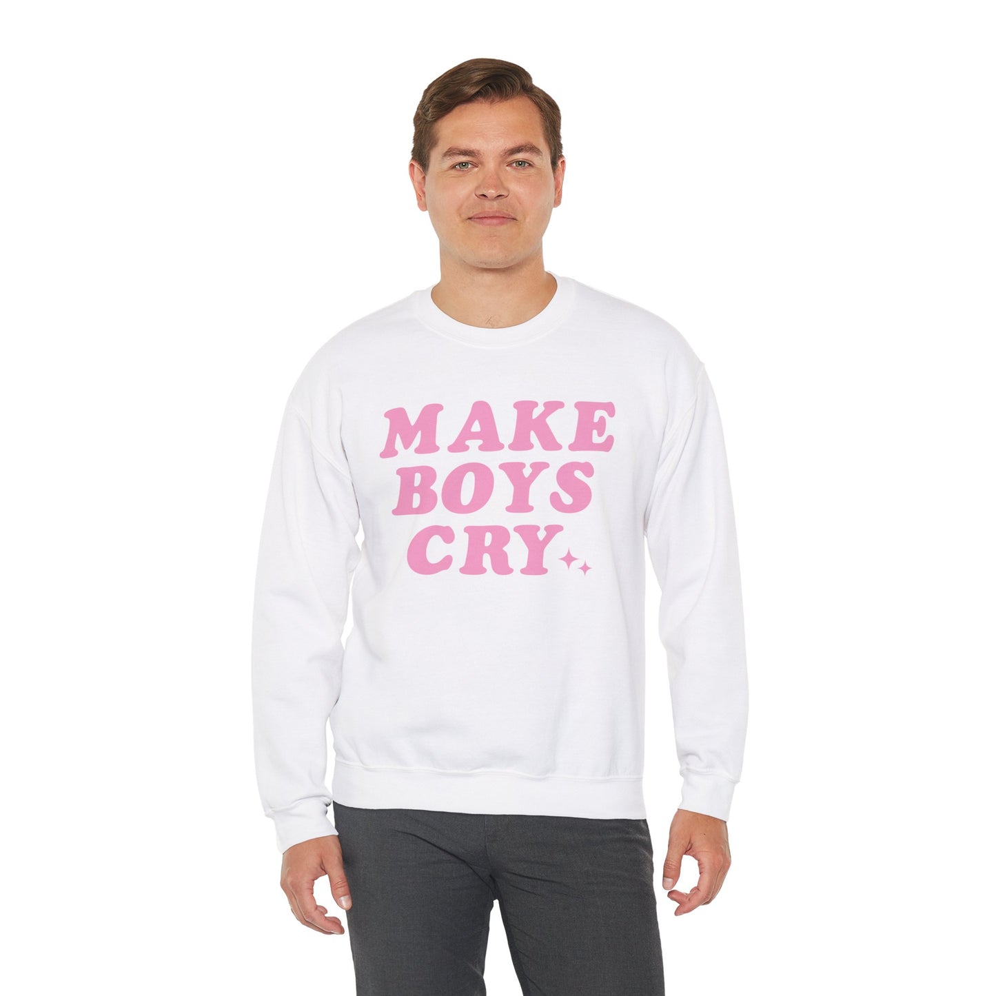 Make Boys Cry Crewneck Sweatshirt