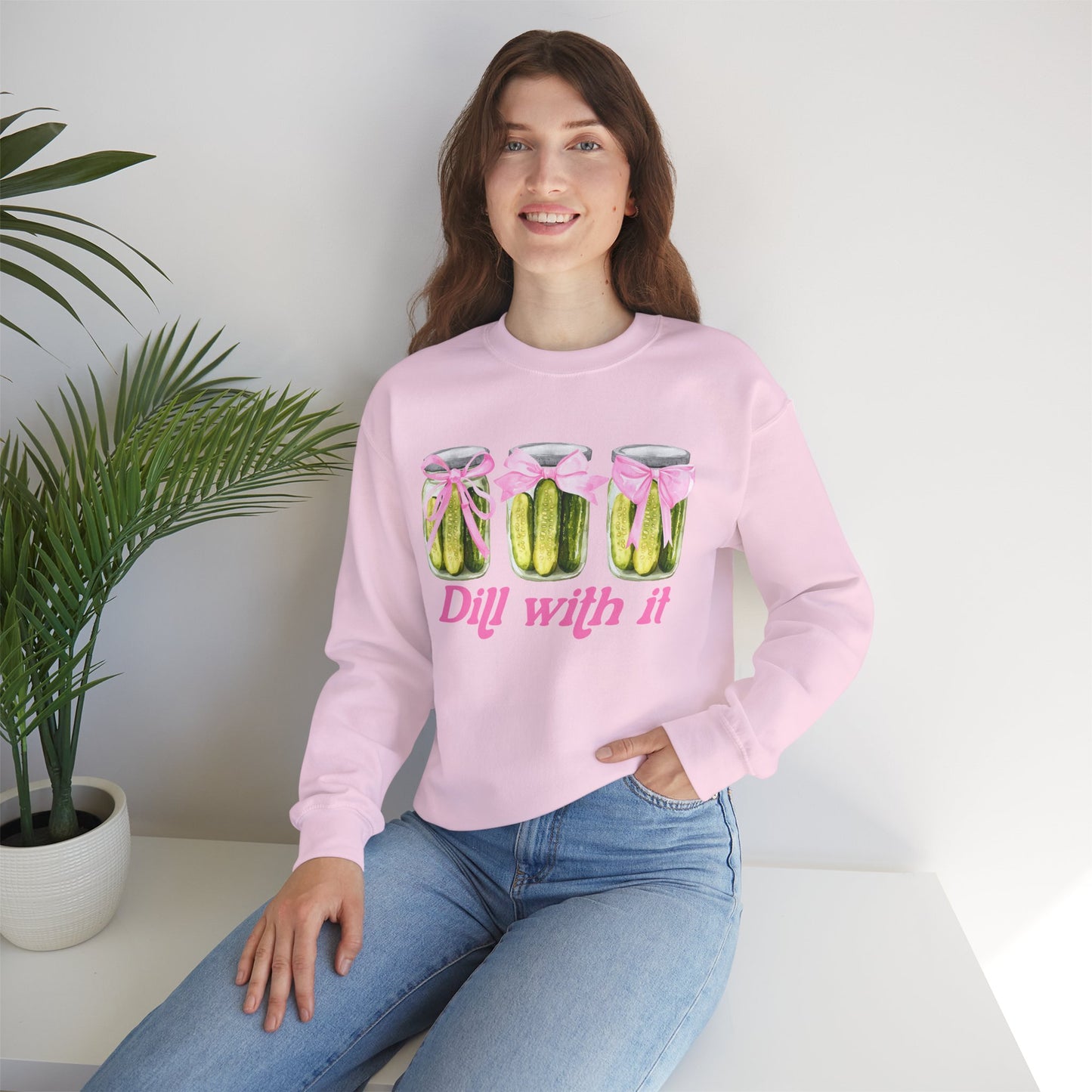 Dill With It Crewneck Sweatshirt