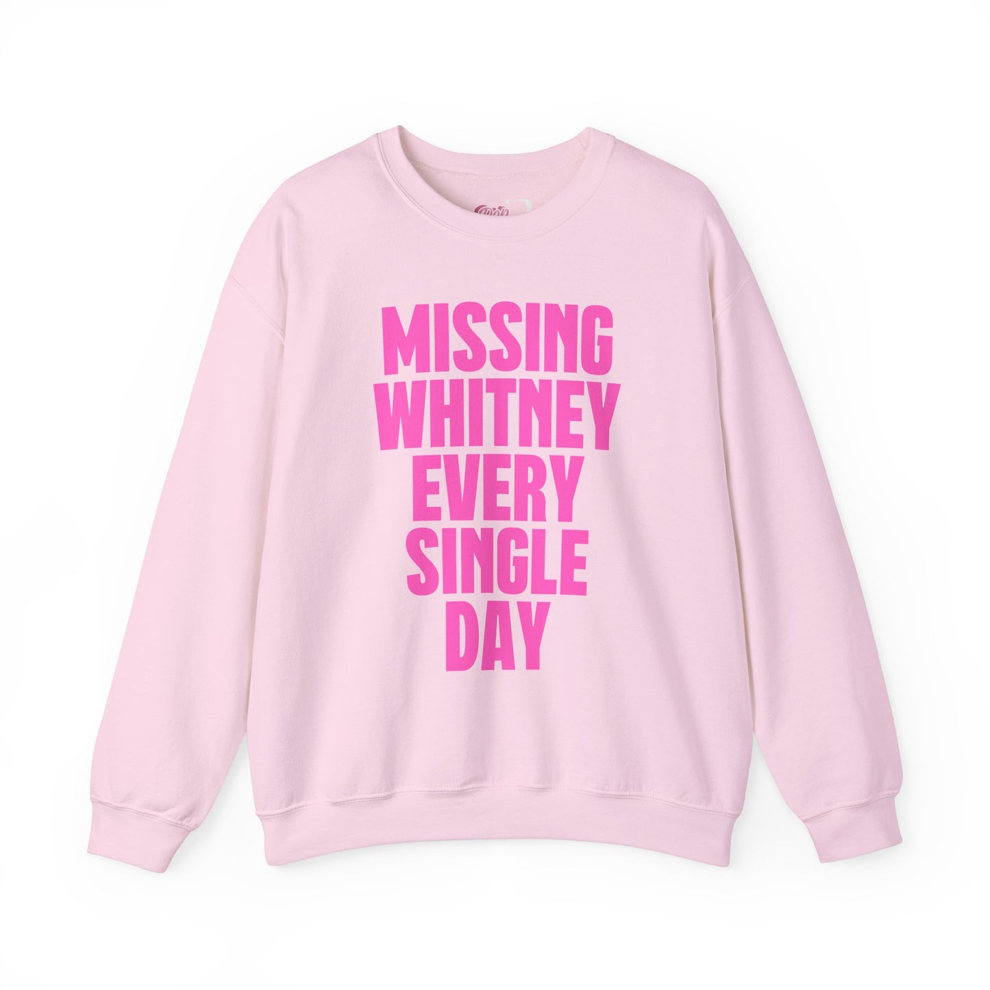 Missing Whitney Every Single Day Crewneck Sweatshirt
