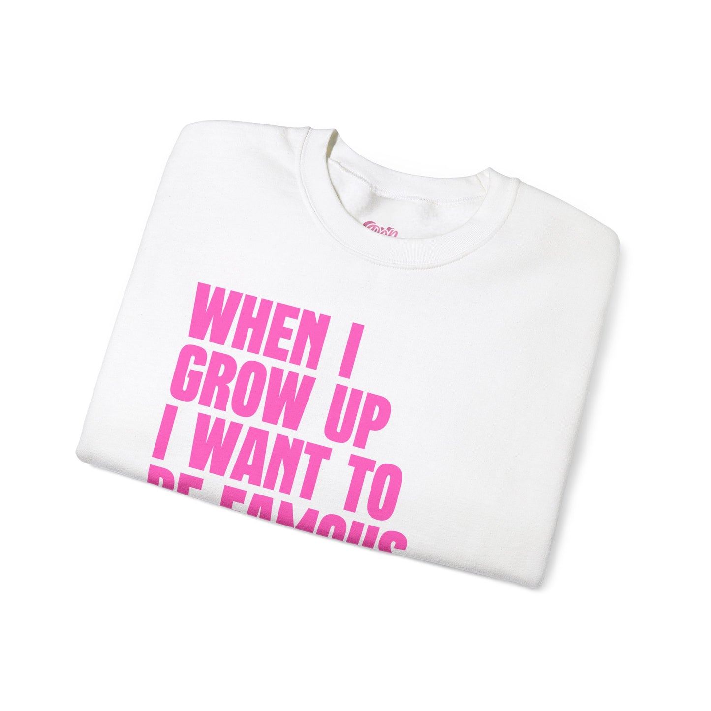 When I Grow Up Crewneck Sweatshirt