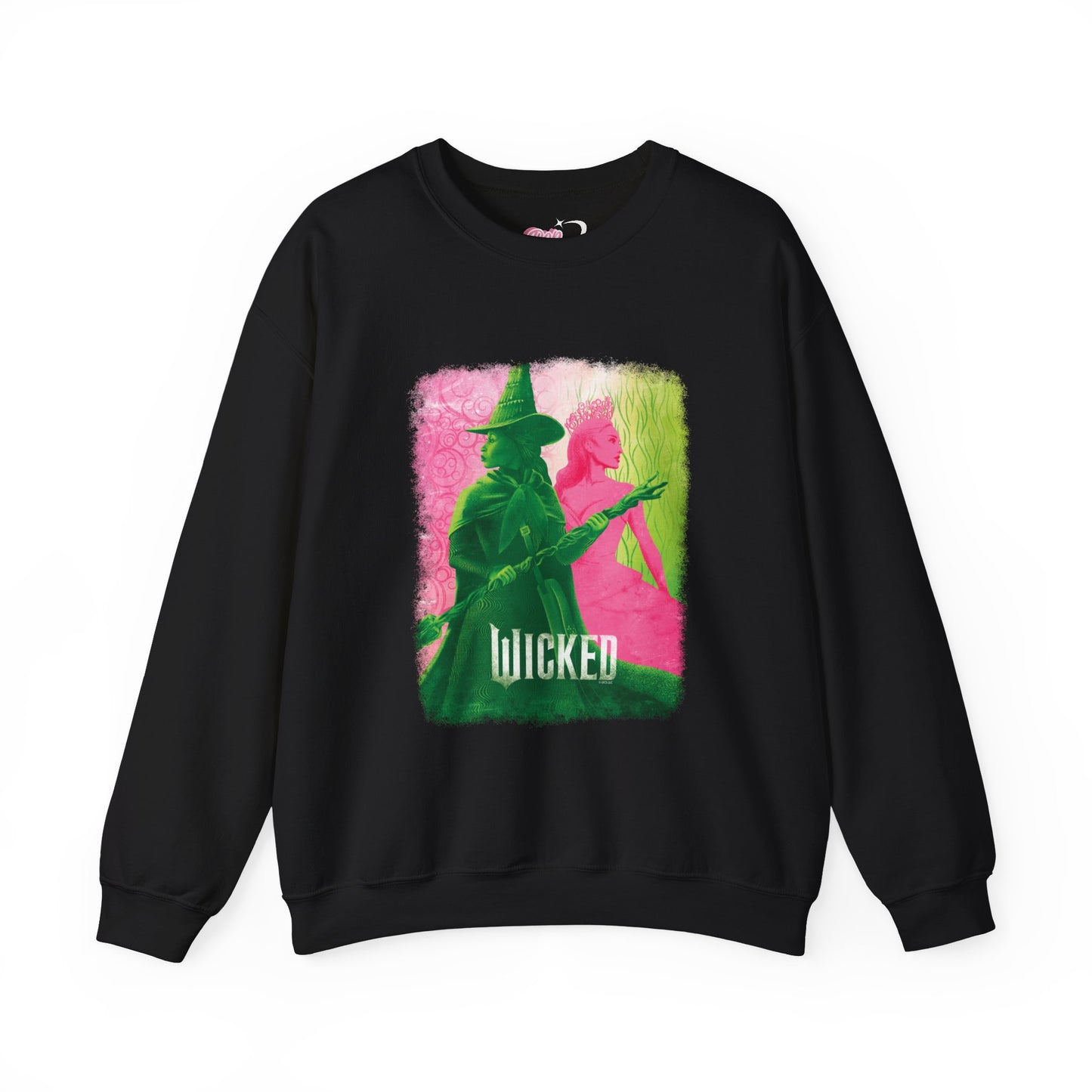Pink Goes Good With Green Crewneck Sweatshirt