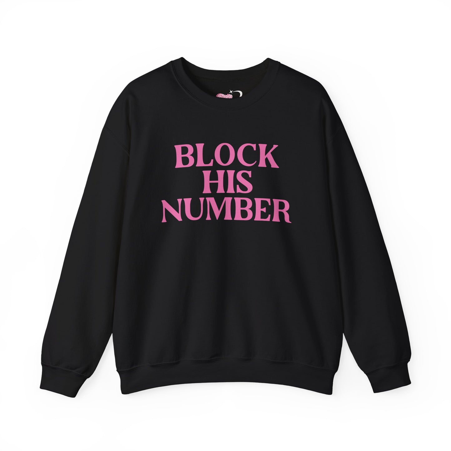 Block His Number Crewneck Sweatshirt