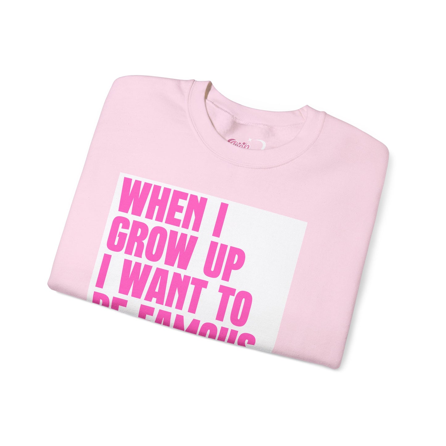 When I Grow Up Crewneck Sweatshirt
