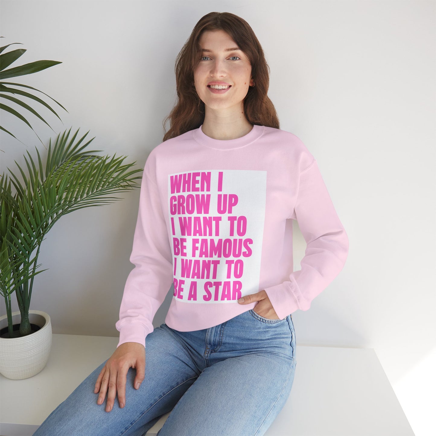 When I Grow Up Crewneck Sweatshirt