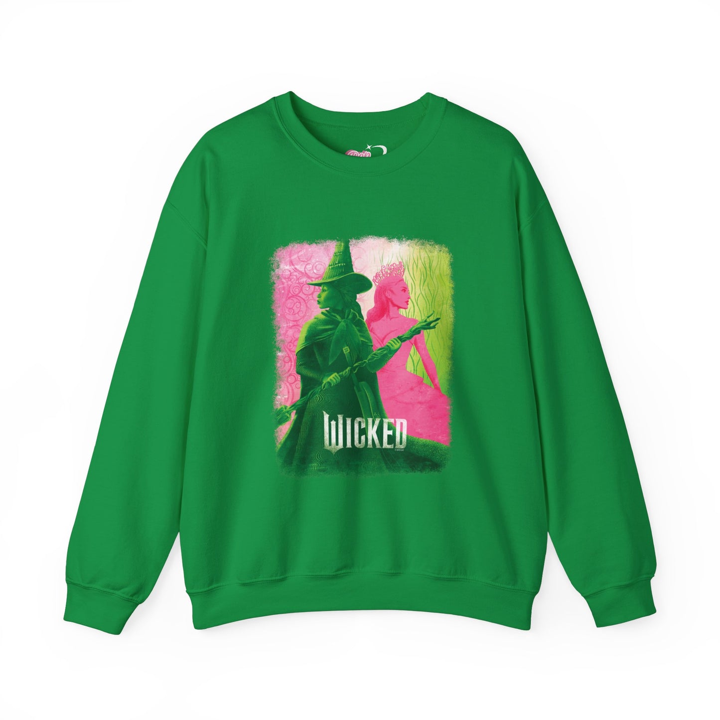 Pink Goes Good With Green Crewneck Sweatshirt