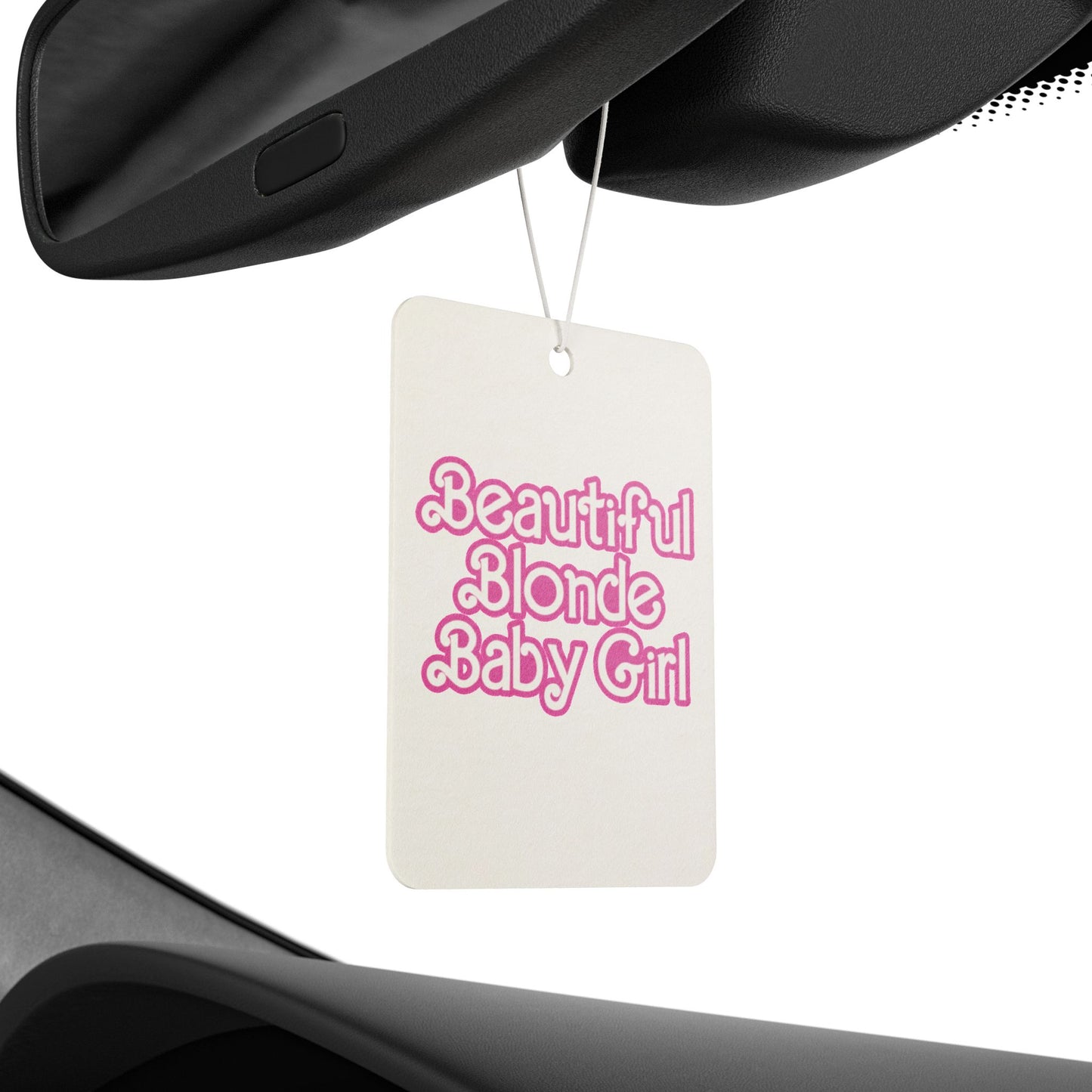 Beautiful Blonde Baby Girl Car Air Freshener