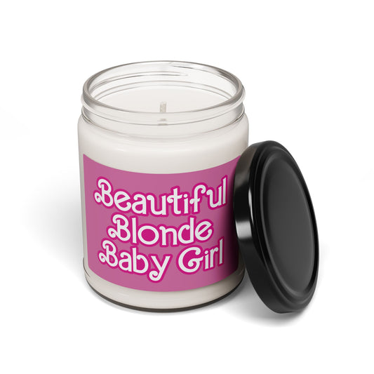 Beautiful Blonde Baby Girl Candle, 9oz