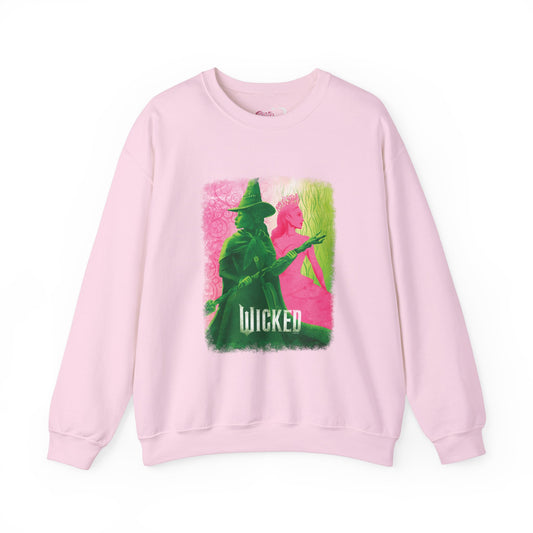Pink Goes Good With Green Crewneck Sweatshirt